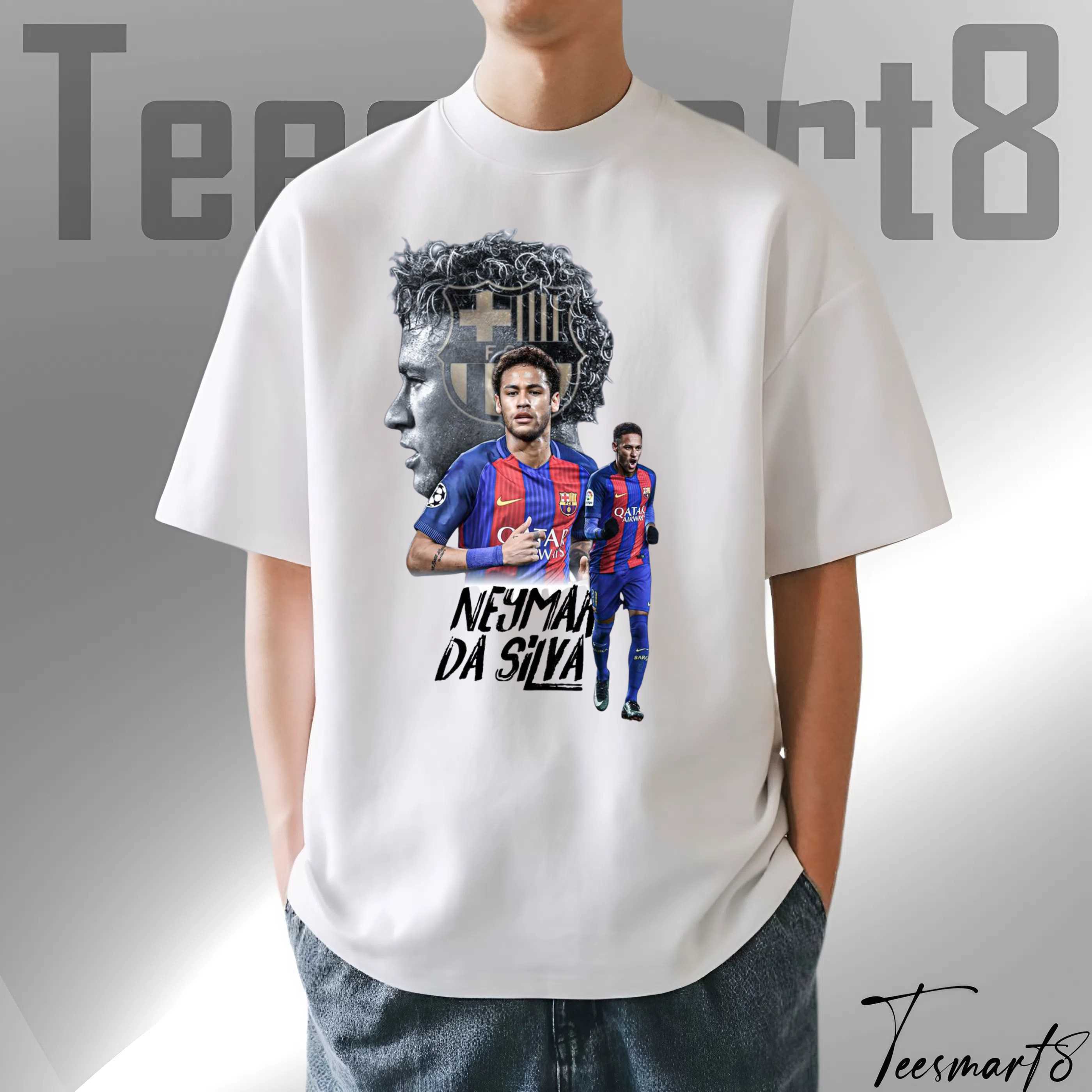Neymar Vintage Bootleg 90’s Soccer T-Shirt – Retro Streetwear Tee